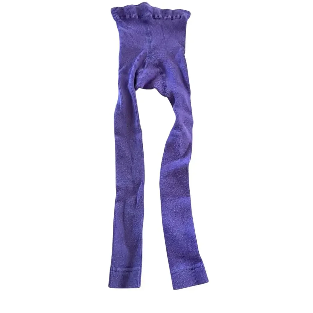 Hanna Andersson Ribbed Footless Tights